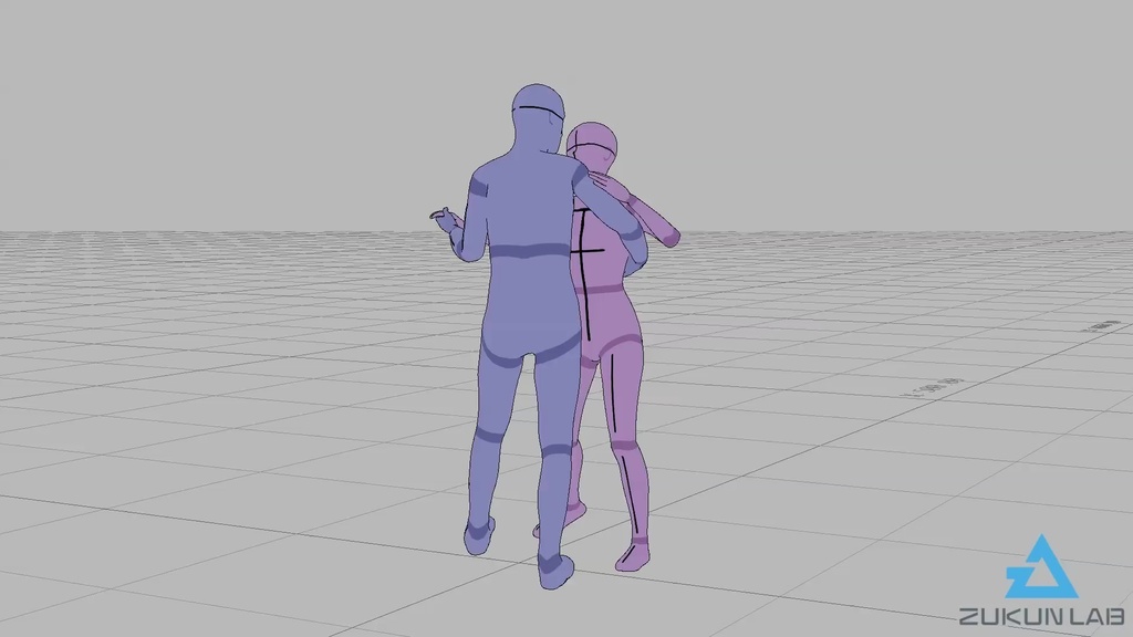 チークダンスする人たち【モブ用モーション】