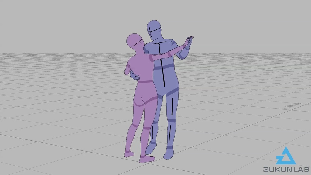 チークダンスする人たち【モブ用モーション】