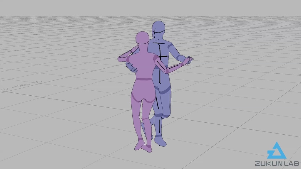 チークダンスする人たち【モブ用モーション】