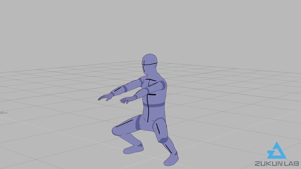 筋トレする人たち②【モブ用モーション】
