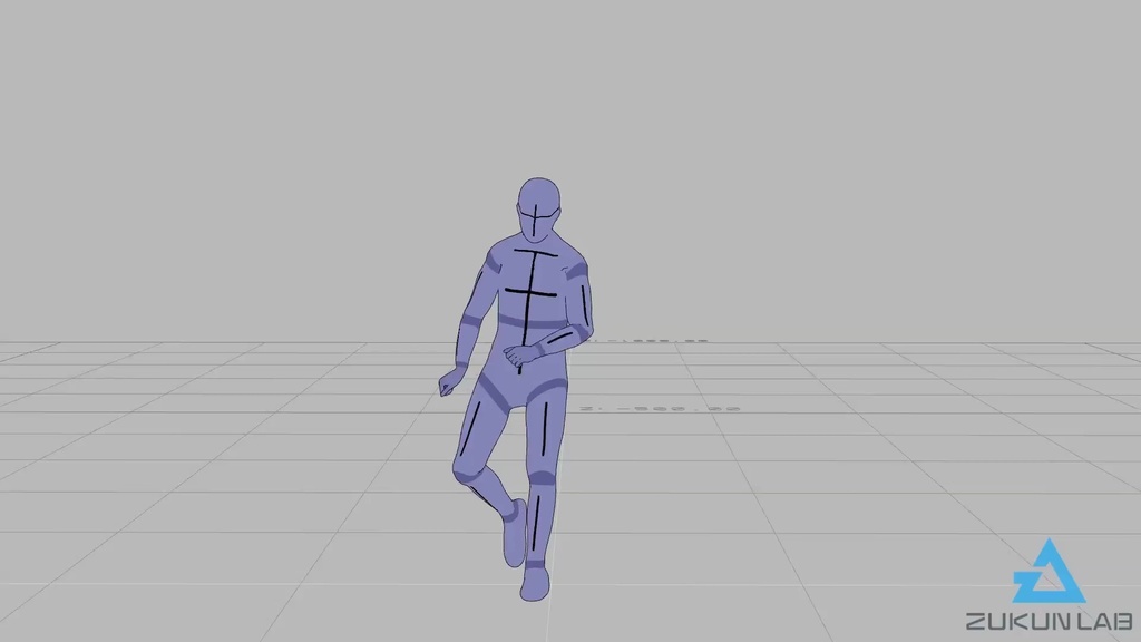 ダンスする人①【モブ用モーション】