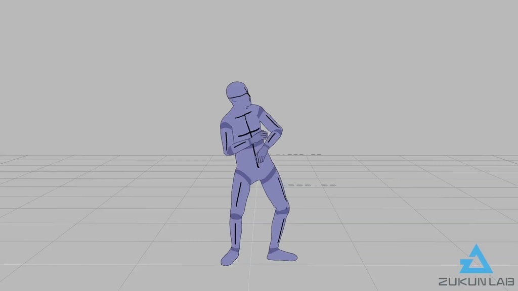 ダンスする人①【モブ用モーション】