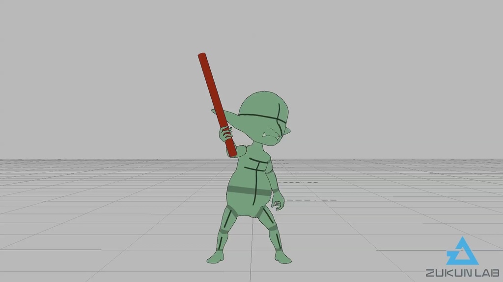 攻撃するゴブリン(全7種)【モブ用モーション】