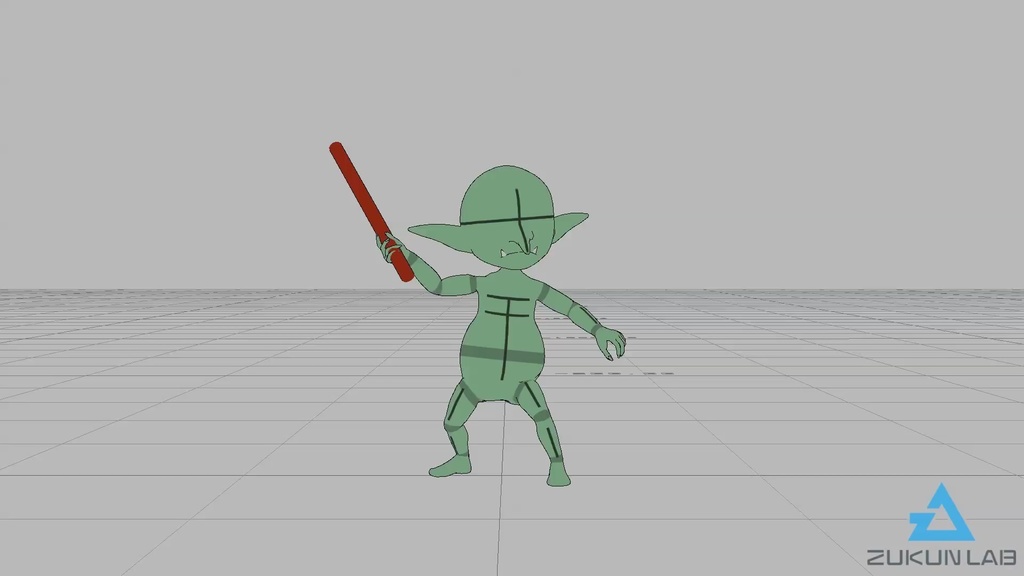 攻撃するゴブリン(全7種)【モブ用モーション】