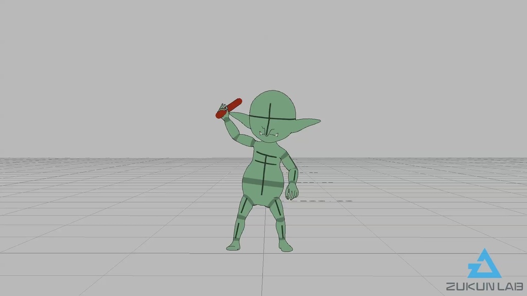 攻撃するゴブリン(全7種)【モブ用モーション】