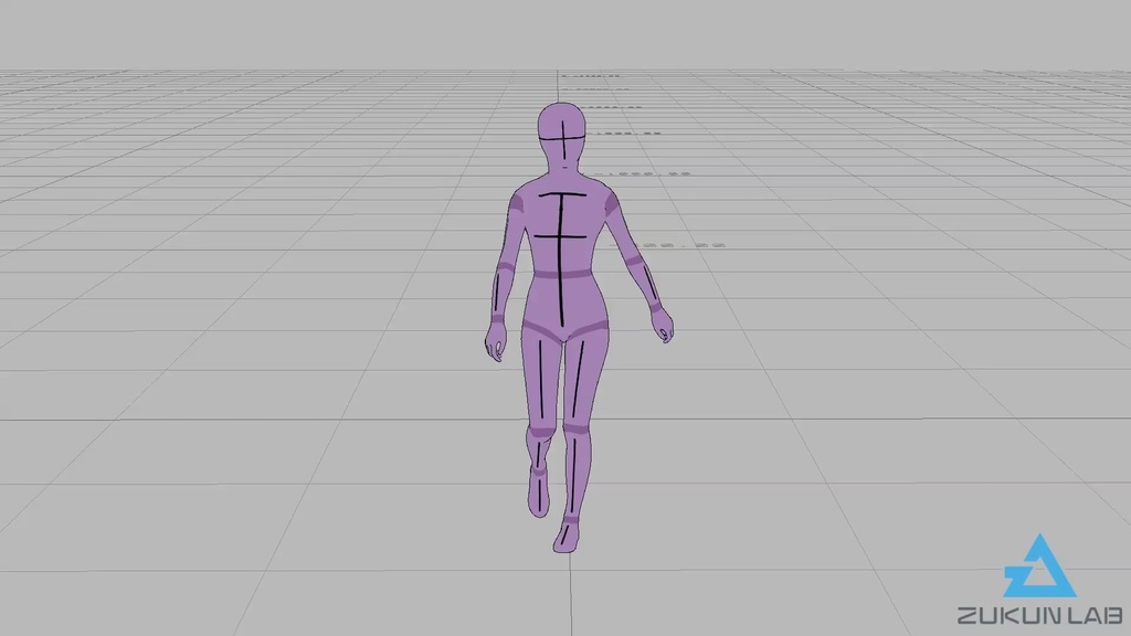 歩いている人②【モブ用モーション】