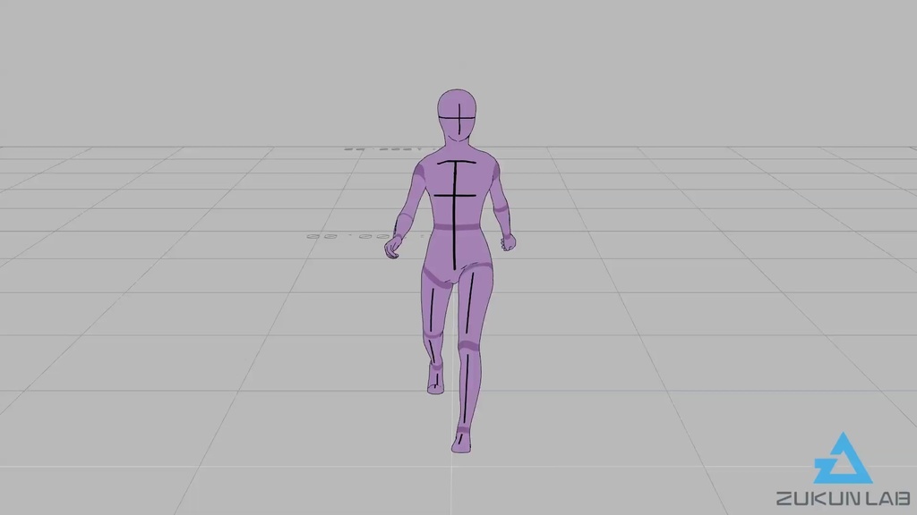 歩いている人②【モブ用モーション】