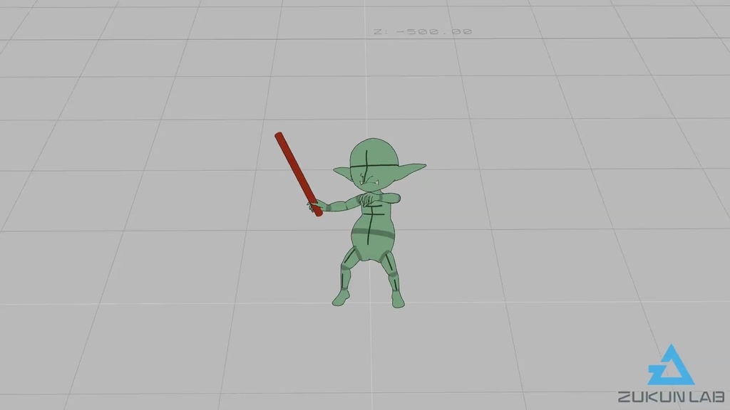 やられるゴブリン(全5種)【モブ用モーション】
