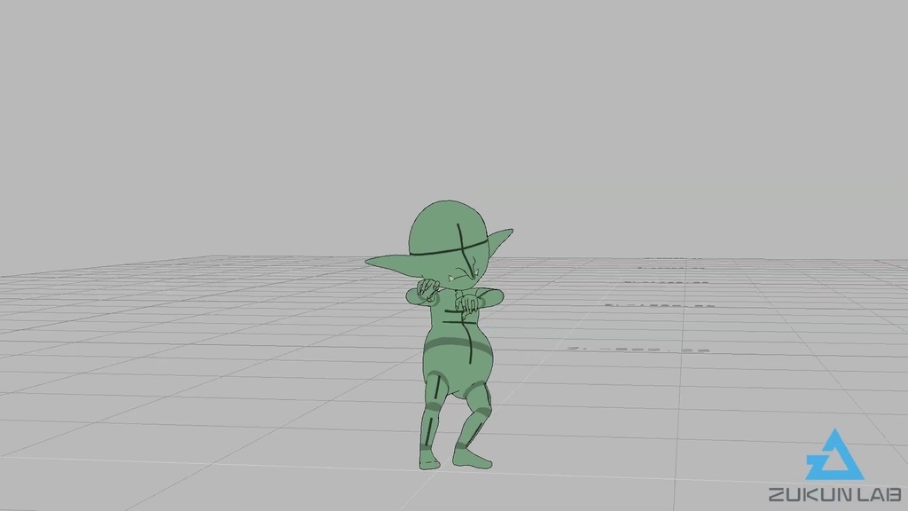 やられるゴブリン(全5種)【モブ用モーション】