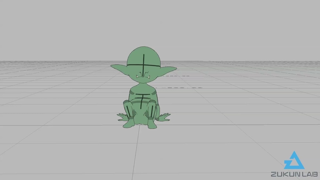 座っているゴブリン(全3種)【モブ用モーション】