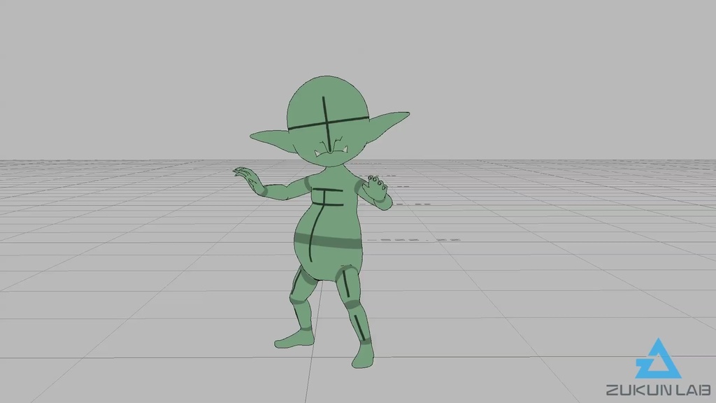 構えるゴブリン(全5種)【モブ用モーション】