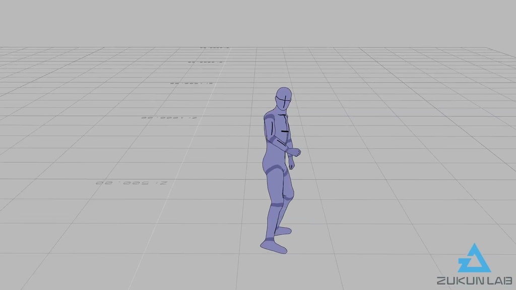逃げ惑う人たち(4種/12人)【モブ用モーション】