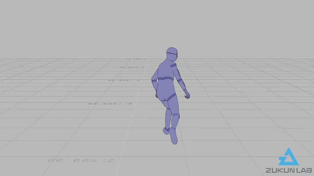 逃げ惑う人たち(4種/12人)【モブ用モーション】