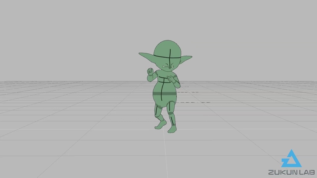 【#329】パンチするゴブリン【モブ用モーション】