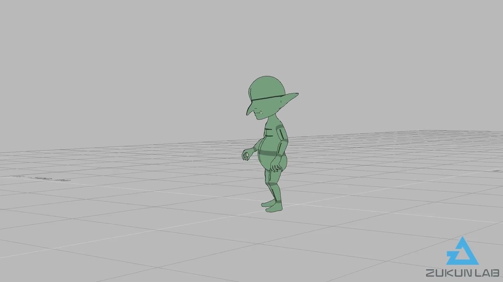 【#330】キックするゴブリン【モブ用モーション】