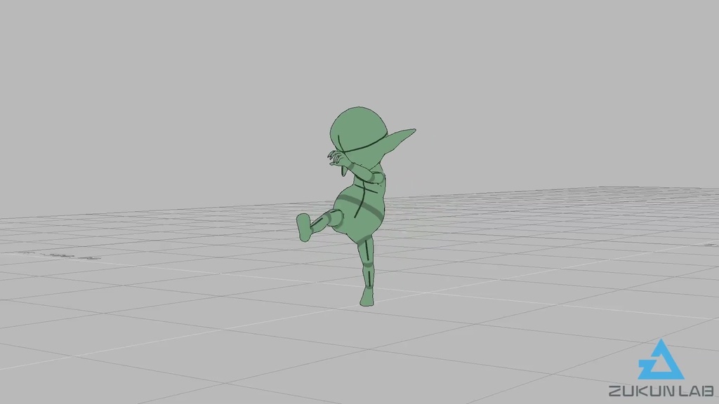 【#330】キックするゴブリン【モブ用モーション】