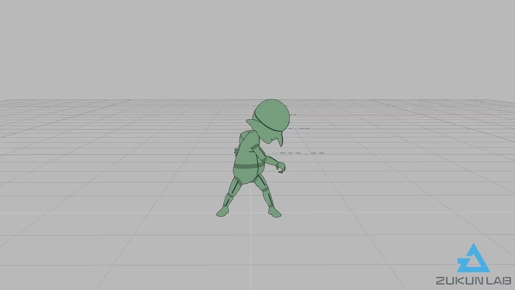 投げるゴブリン(全2種)【モブ用モーション】