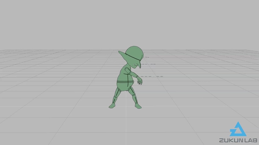 投げるゴブリン(全2種)【モブ用モーション】