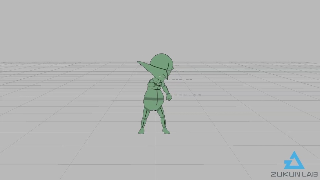 【#334】怒るゴブリン【モブ用モーション】