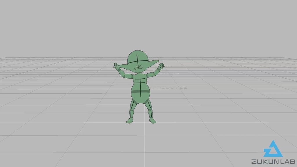 【#335】喜ぶゴブリン【モブ用モーション】