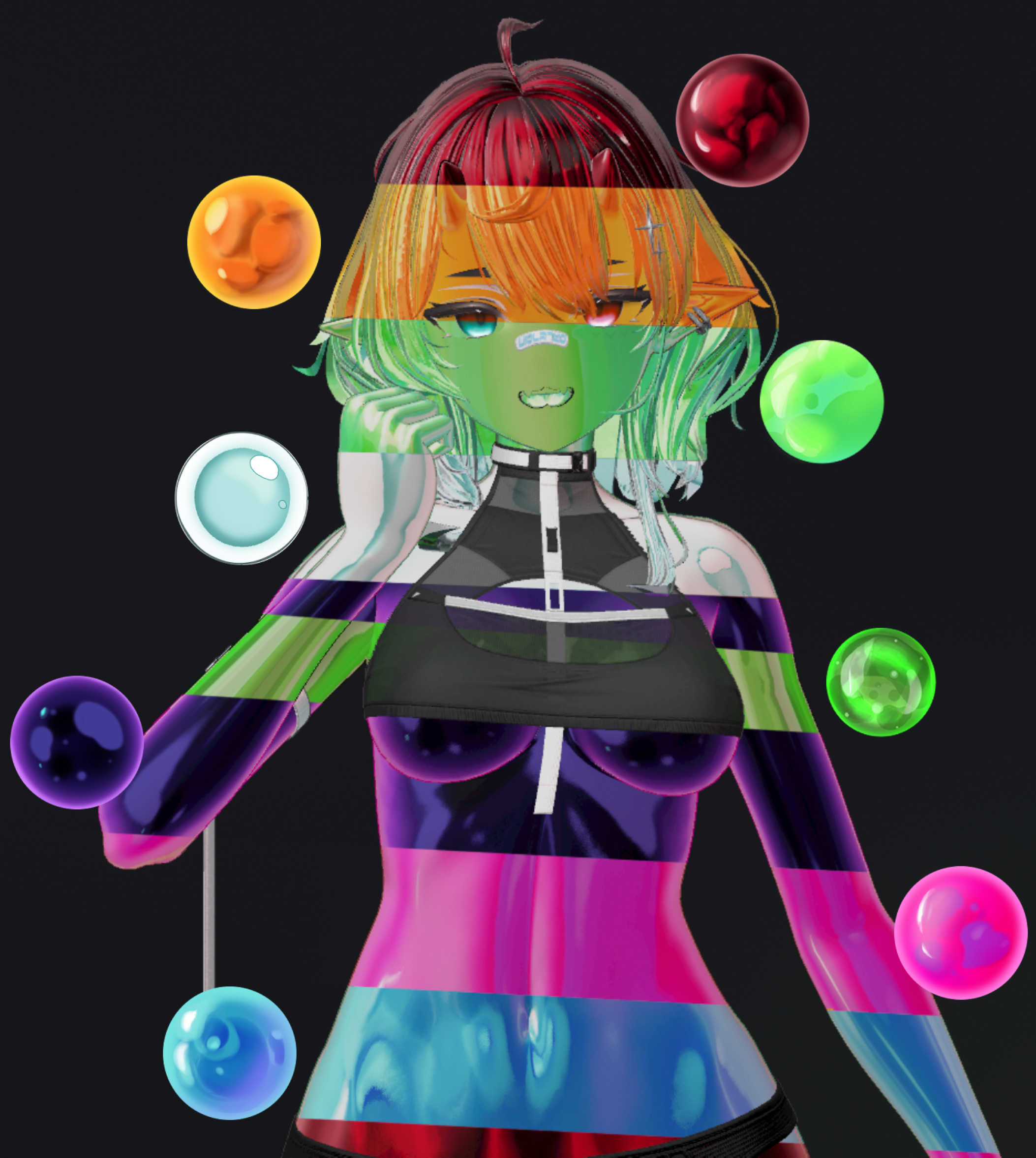Slime matcaps - cosmiccosma - BOOTH