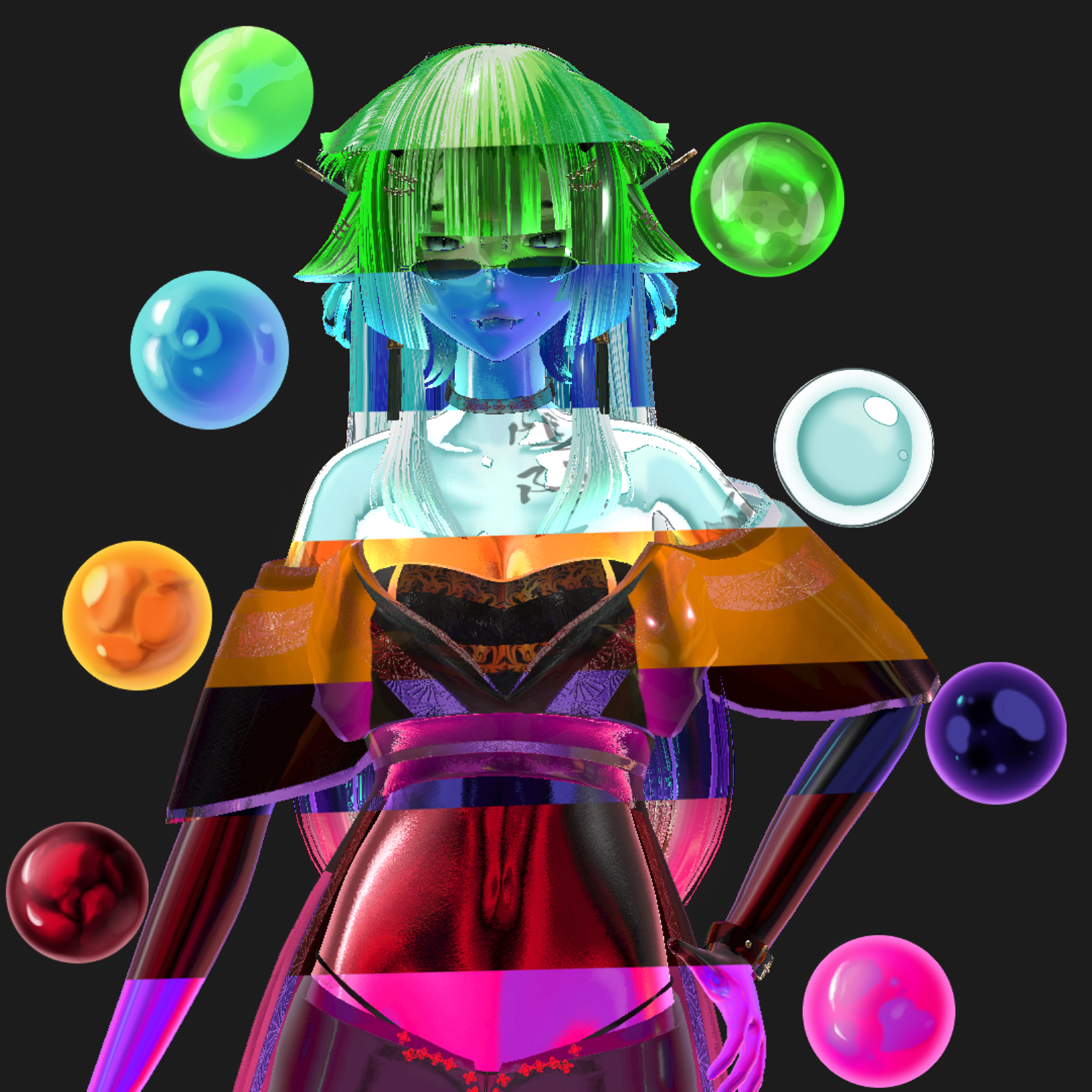 Slime matcaps - cosmiccosma - BOOTH
