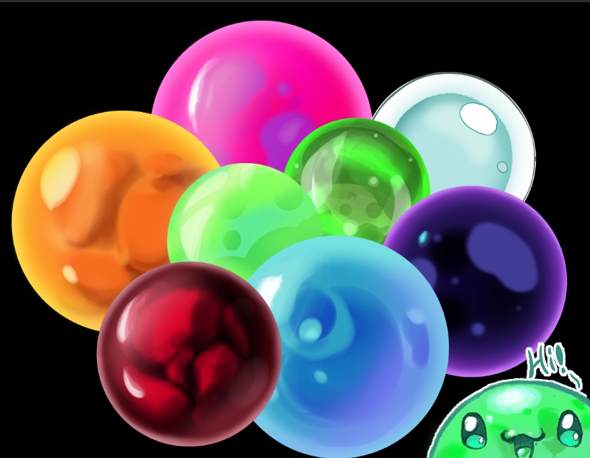 Slime matcaps