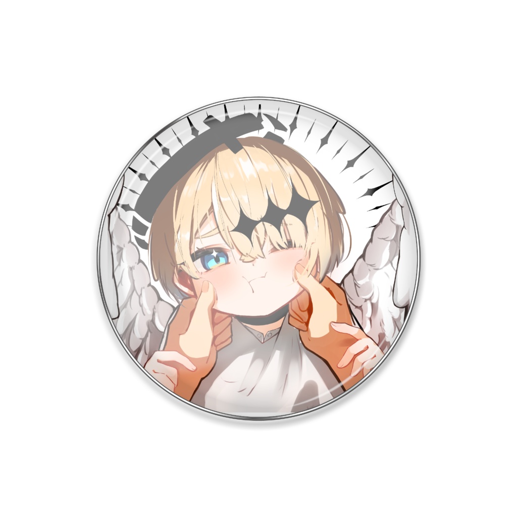 えんじぇるおさわりピンバッジ