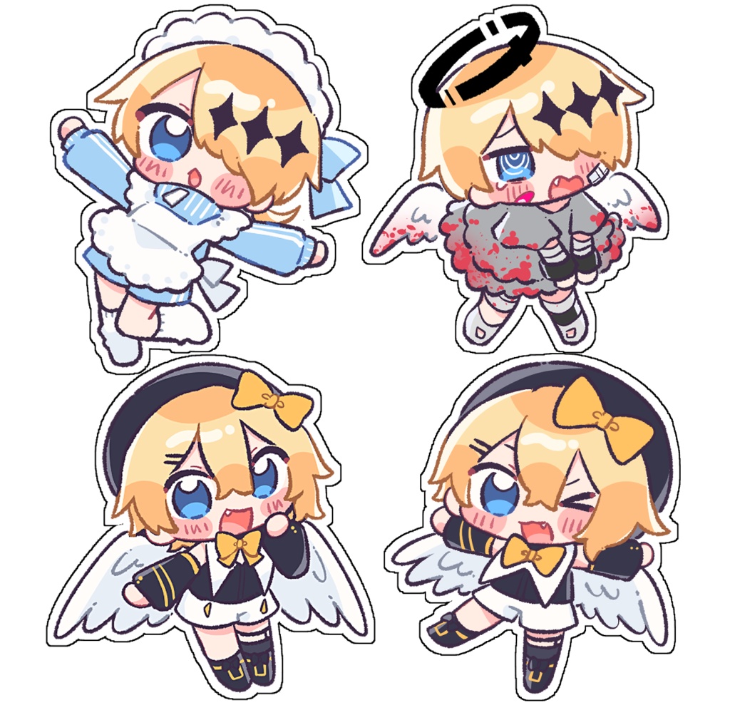 【ぱちゃん様デザイン】4種選べるちみあまねアクキー
