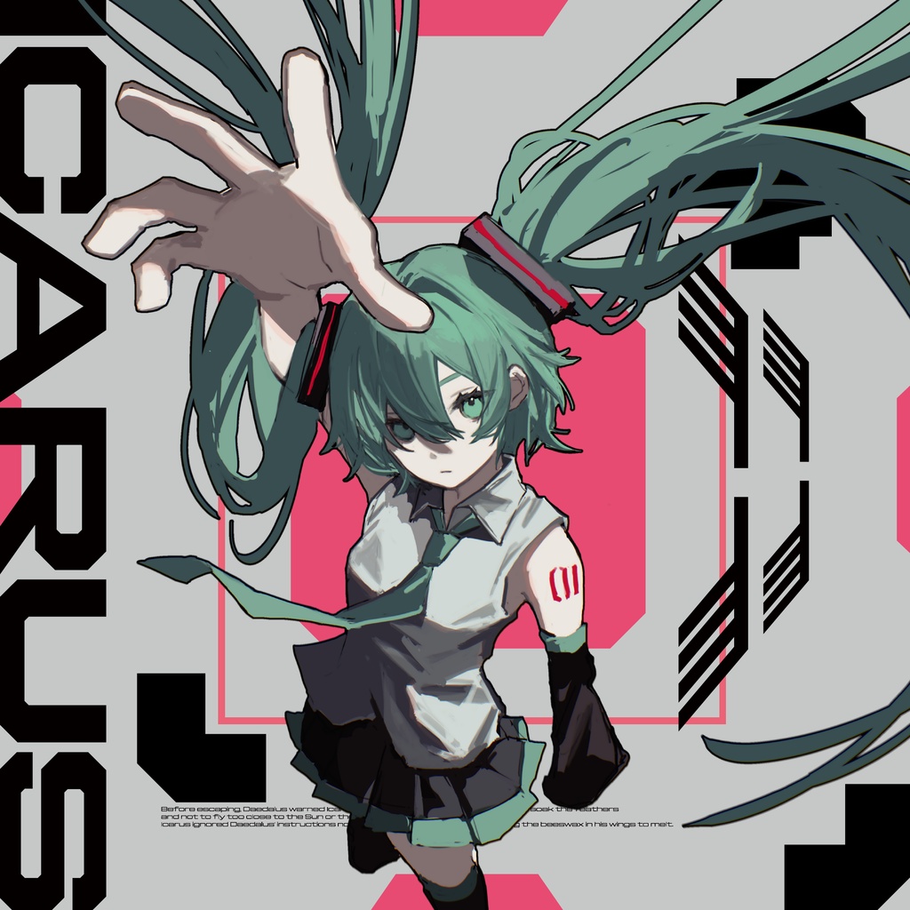 icarus ステッカー（大）