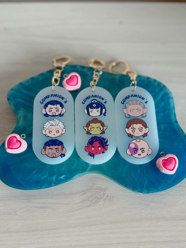 グループアクリルキーホルダー