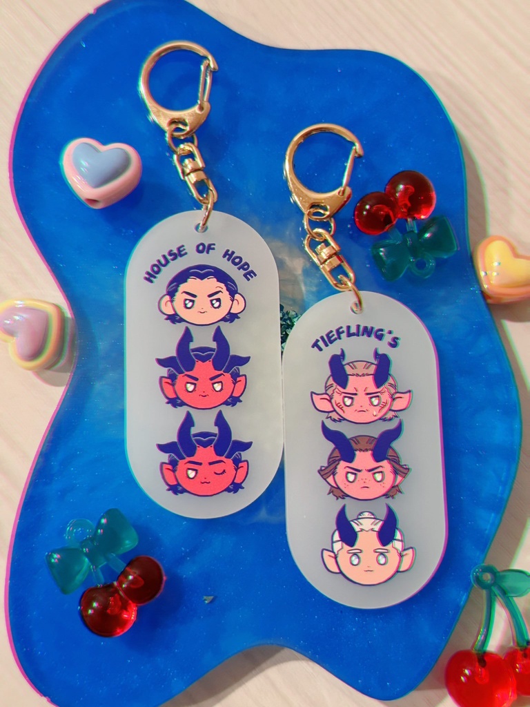 グループアクリルキーホルダー