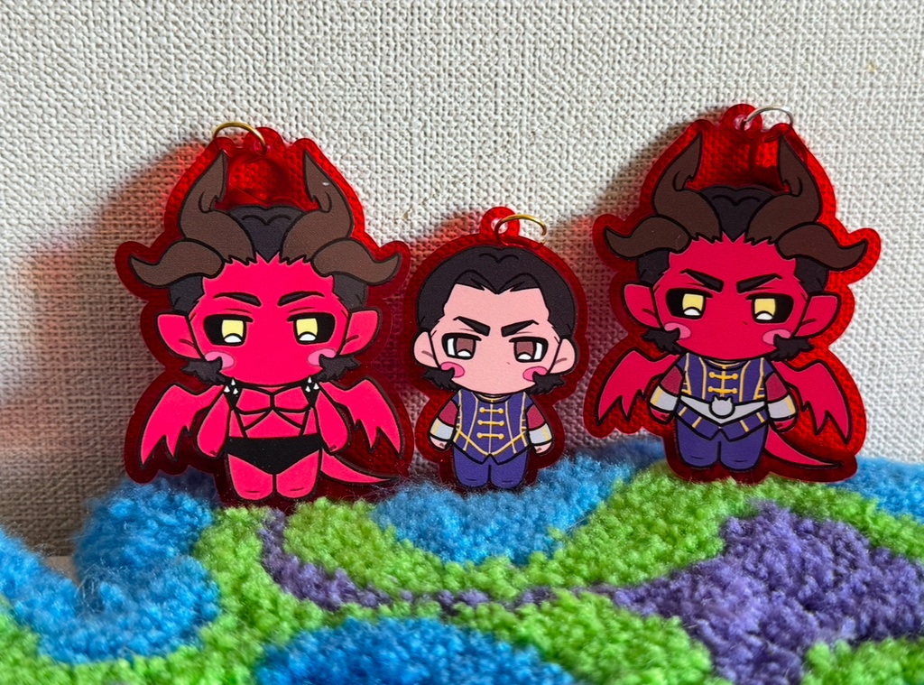 悪魔のアクリルキーホルダー