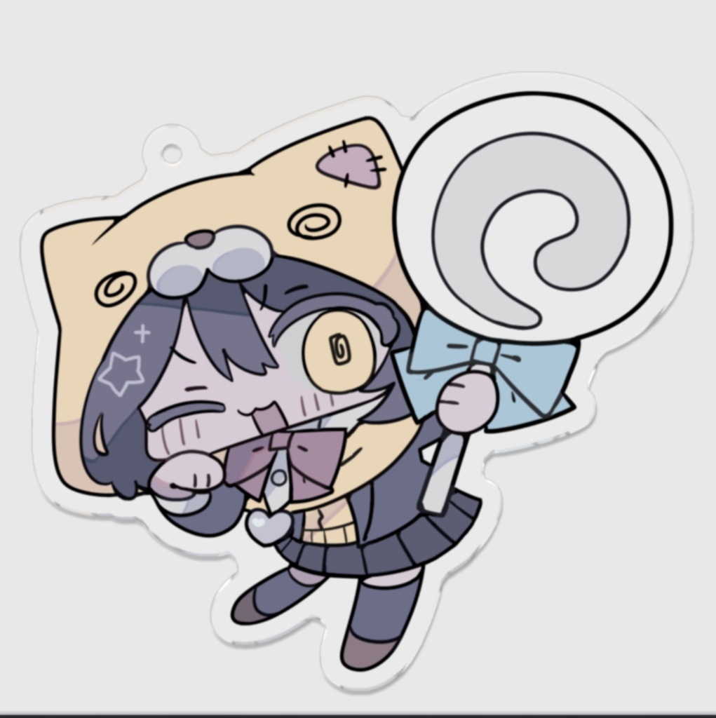 ごきげんスイーツアクキー4種(クリアver)