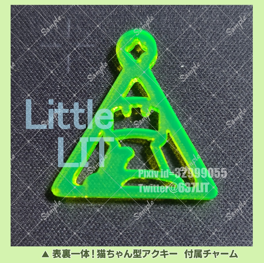 【ケルシー&Mon3tr】表裏一体!猫ちゃん型アクキー【明日方舟】