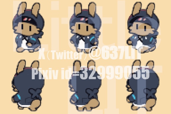 [ピクリエアバター]うさまみれ[アークナイツ]
