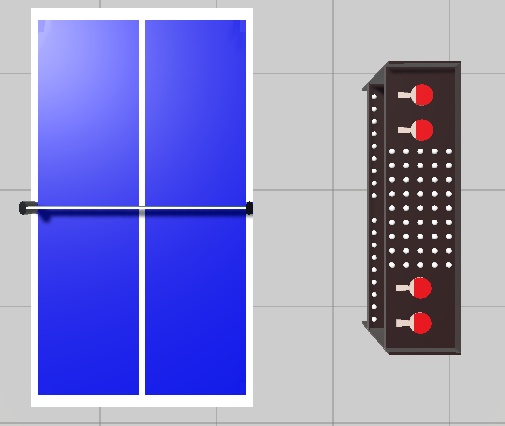 【3Dモデル!】卓球台(VRCにて動作確認済み!)