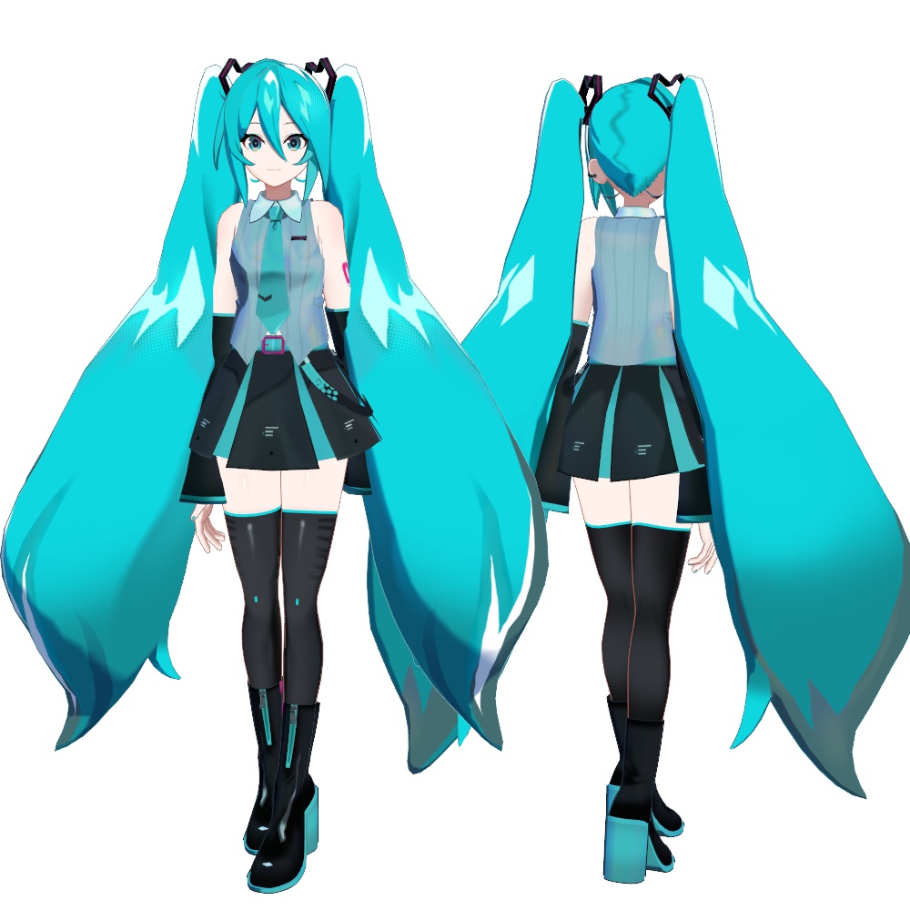 【MMDモデル】初音ミクV6(無料)
