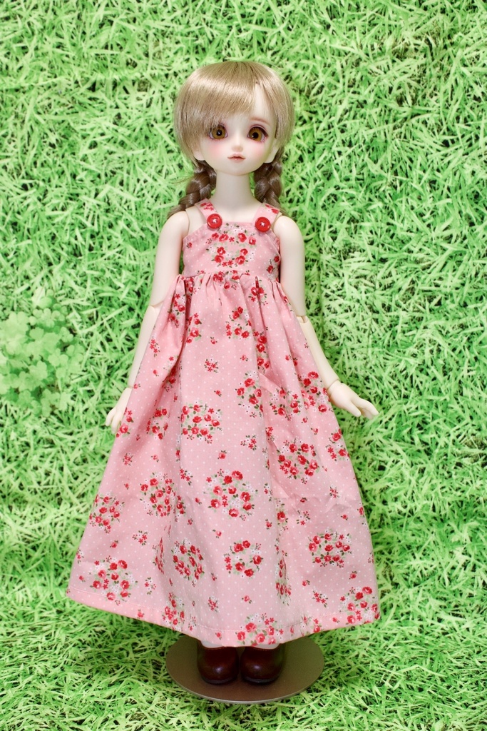 花柄ワンピース