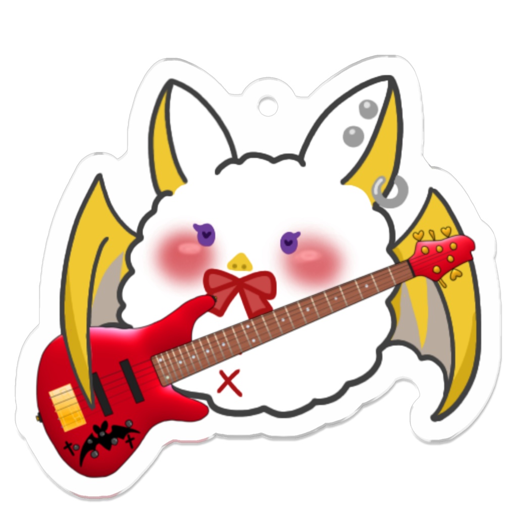 孤守ると 小さいアクリルキーホルダー