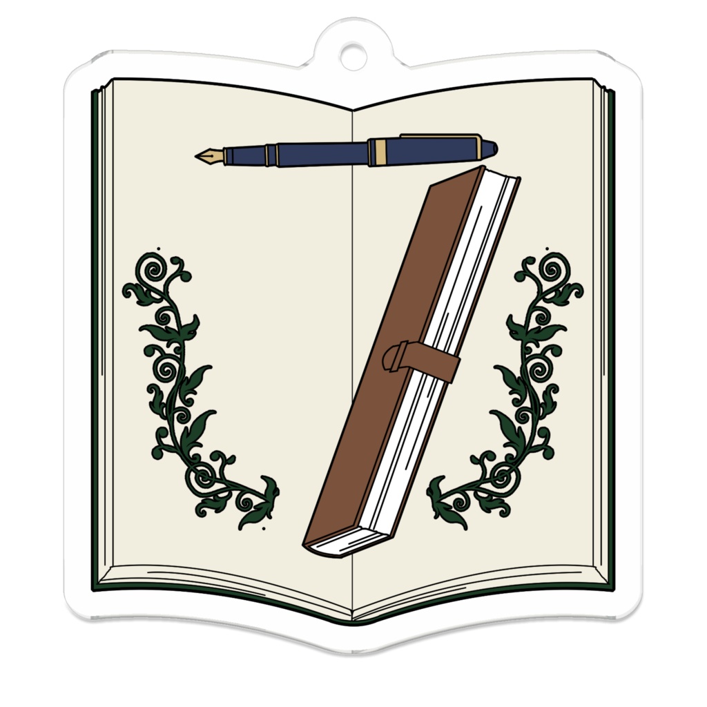 手帳コーチ養成講座7期オリジナルチャーム(アクリルキーホルダー)