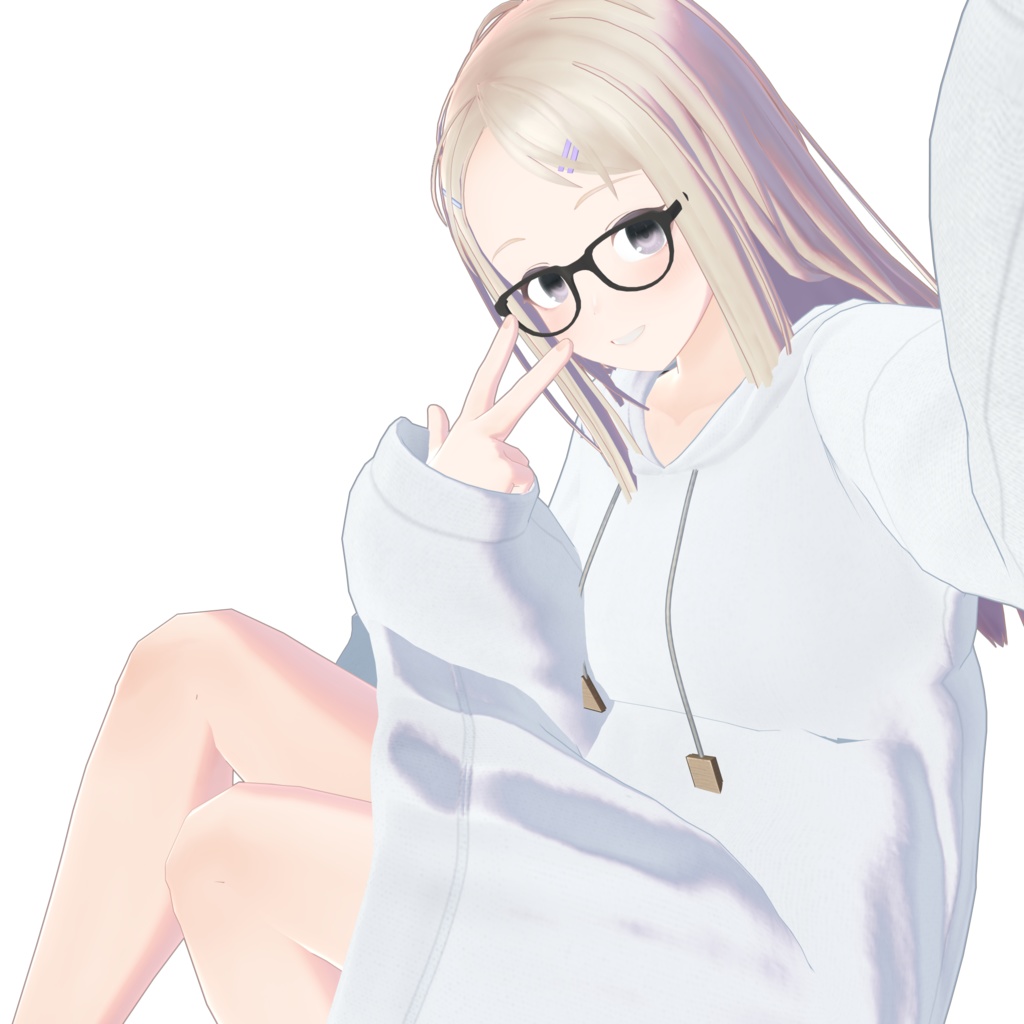 若姫ひつく-Wakahime Hitsuku- ver1.00b【VRChat想定3Dモデル】