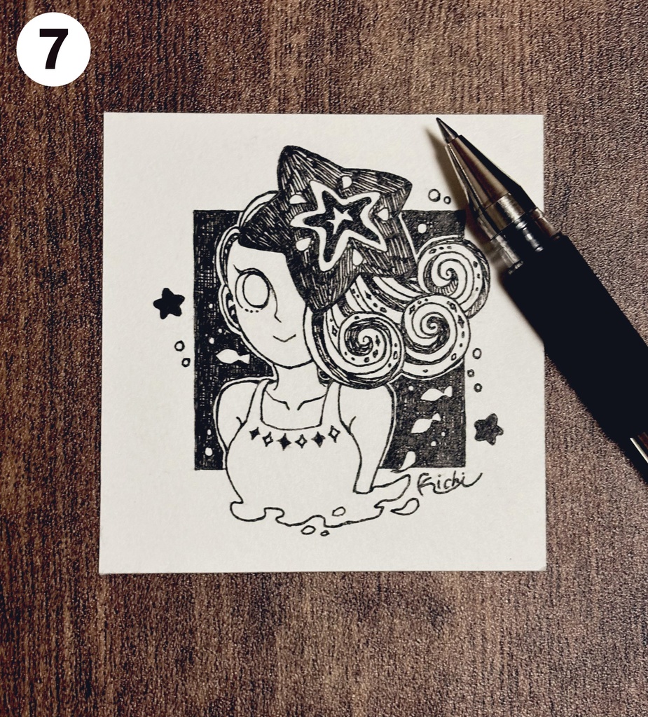 ミニ原画(インクトーバー)