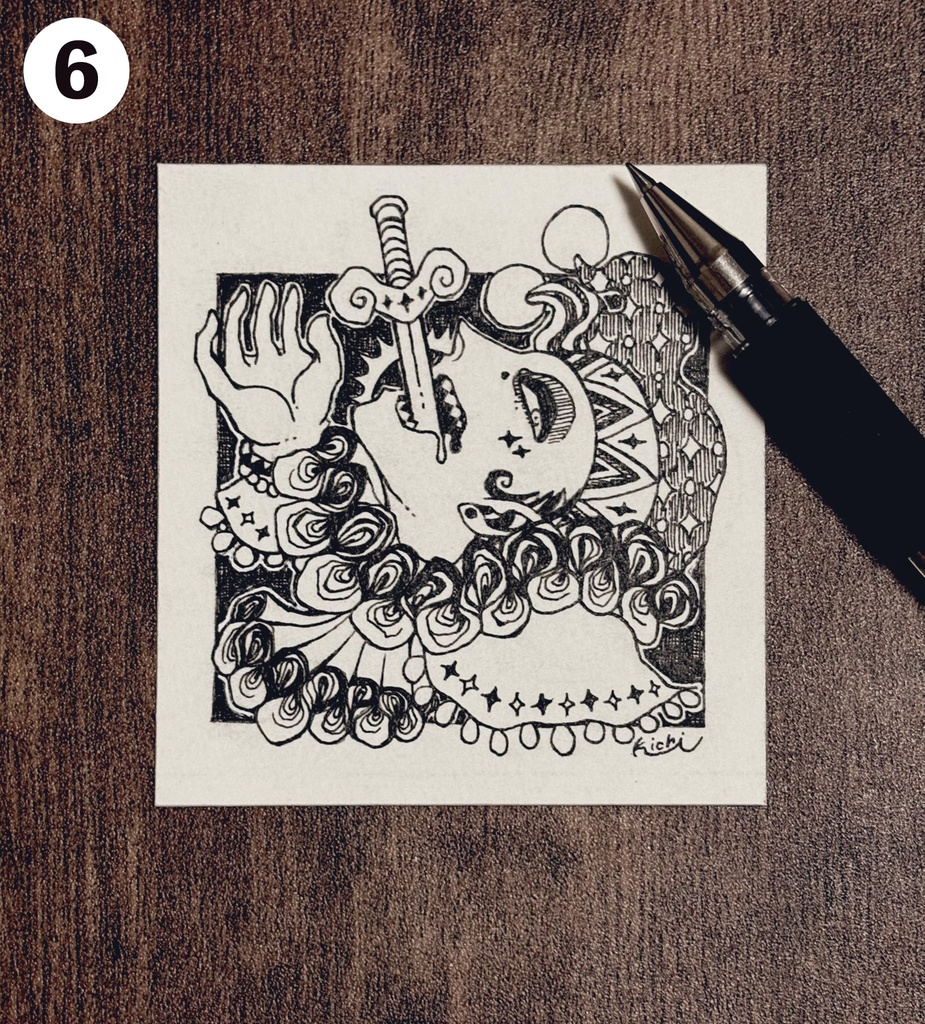 ミニ原画(インクトーバー)