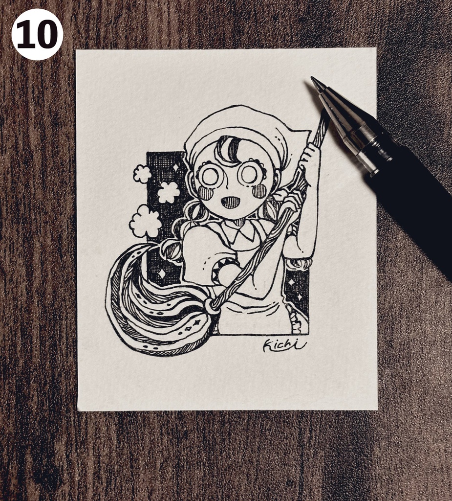 ミニ原画(インクトーバー)