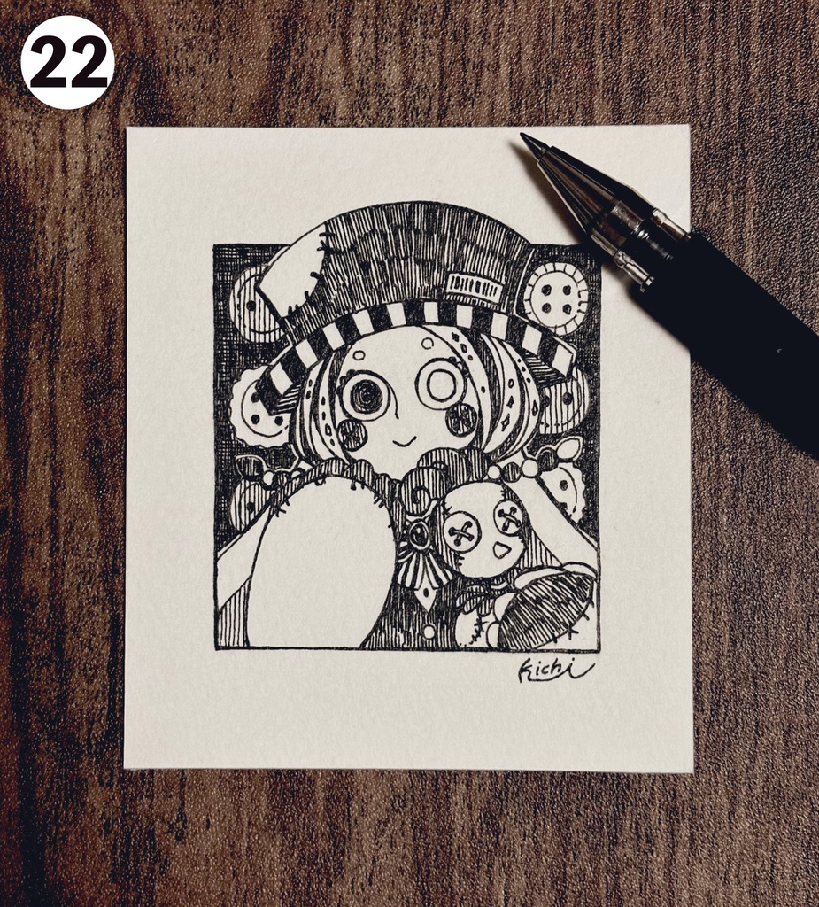 ミニ原画(インクトーバー)