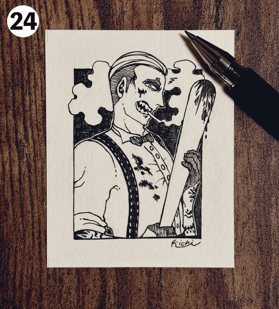 ミニ原画(インクトーバー)