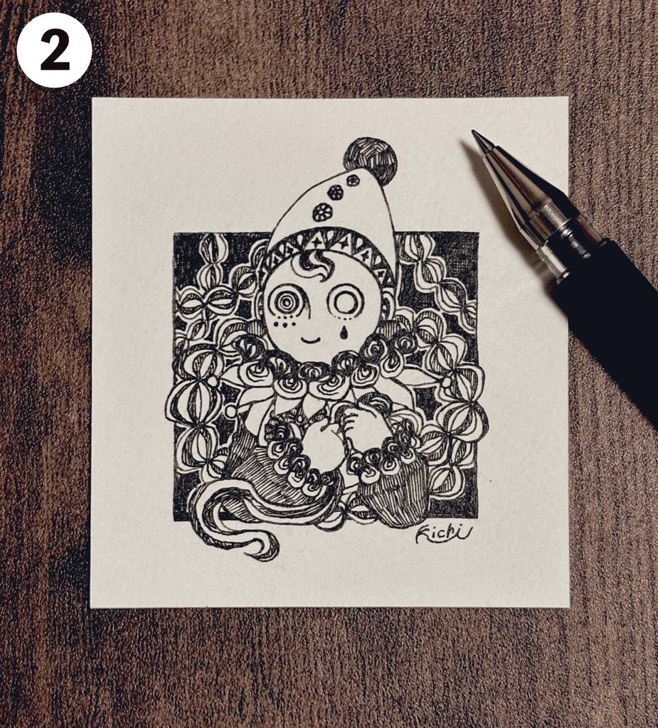 ミニ原画(インクトーバー)