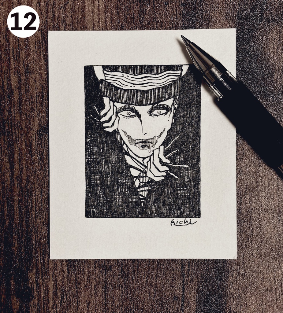 ミニ原画(インクトーバー)