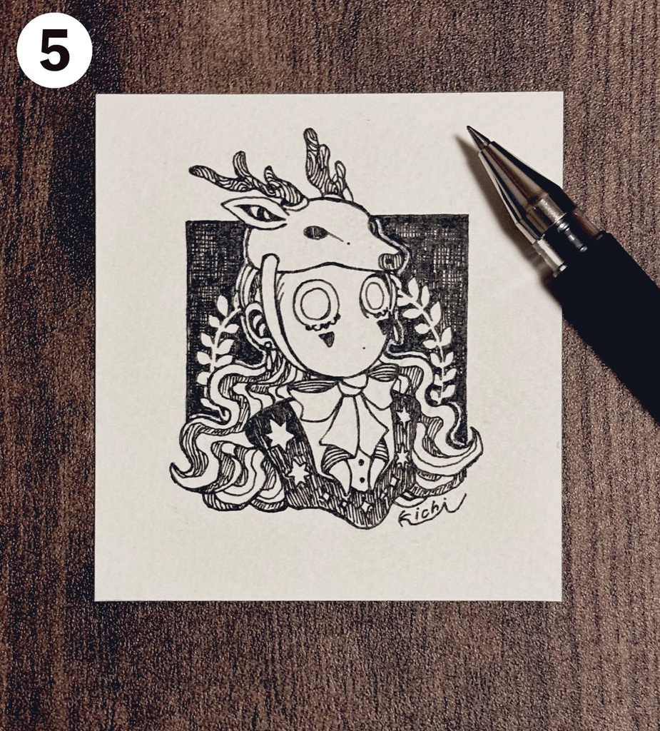 ミニ原画(インクトーバー)